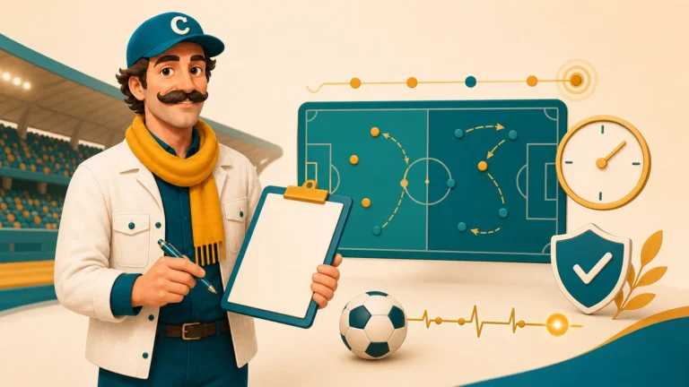 Casimario maskotu canlı bahis sırasında maç akışını ve kuponu kontrol ediyor