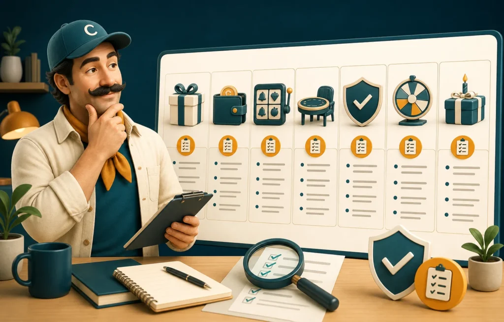 Casimario casino bonus türleri ile eksik kampanya koşullarını kontrol etme rehberi
